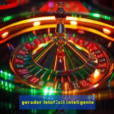 gerador lotof谩cil inteligente